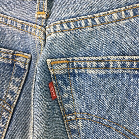 RE/DONE x Levis Button Fly Light/Med Wash High Rise Waist Crop Ankle Jeans - Picture 9 of 16
